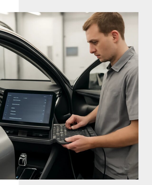 Русификация мультимедиа автомобилей Lynk Co в Домодедове