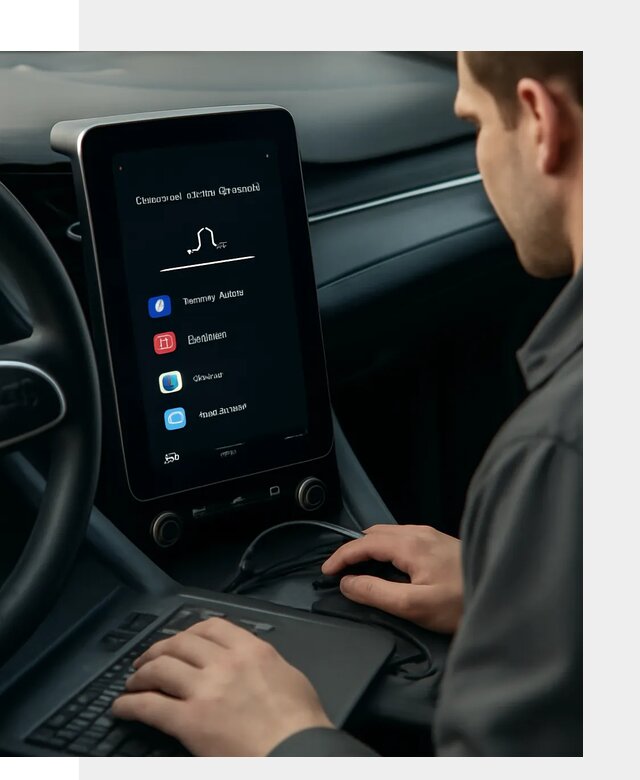 Установка приложений Lynk Co на автомобиль в Домодедове